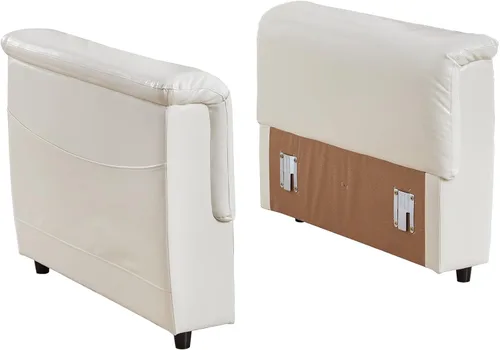 Miniatura 33 de ORRD Consola de almacenamiento multifuncional con soportes dobles para tazas, mesa, estación de carga USB para sofá modular seccional para sala