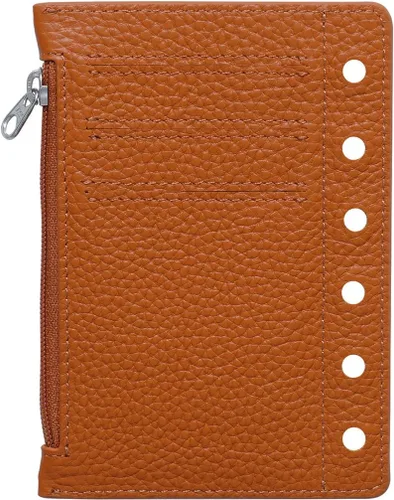 Miniatura 5 de Moterm Flyleaf con cremallera para organizador de bolsillo - con ranuras para tarjetas (Pebble-Black)