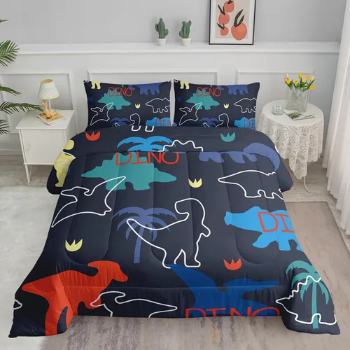 Miniatura 10 de Axolotl Juego de ropa de cama de cuero de vaca occidental, juego de edredón con estampado de vaca marrón y blanco para niños, niñas, adolescentes