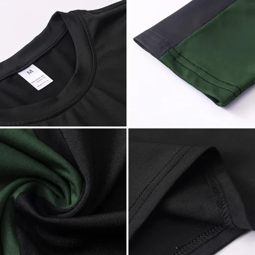 Miniatura 3 de 1 pieza de compresión para hombre, camiseta deportiva de manga larga, camiseta de entrenamiento personalizada con logotipo personalizado
