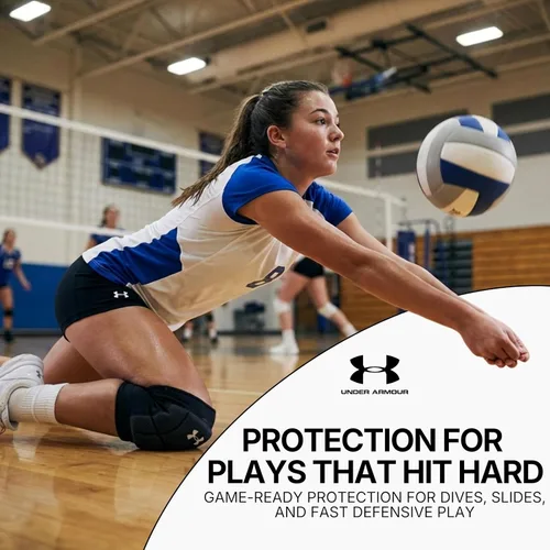 Miniatura 2 de Rodilleras de voleibol Under Armour, paquete de 2