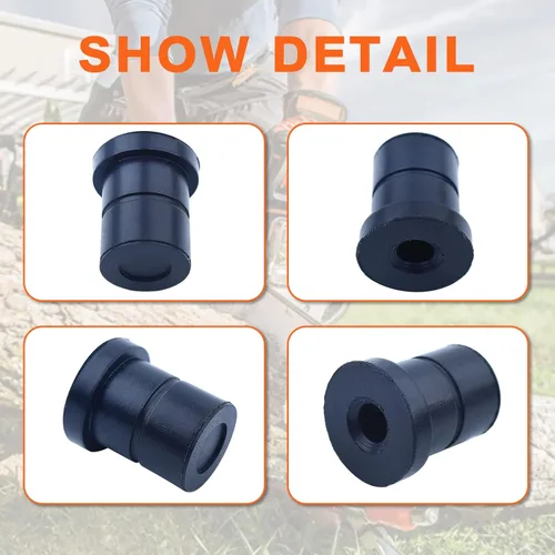Miniatura 5 de 503869201 Kit de limitador de movimiento de goma para motosierra Husqvarna 340 345 350 351 353 357 359 455 460 461