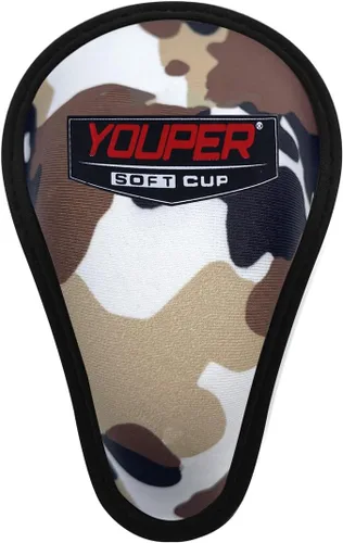 Miniatura 11 de Youper Pantalones cortos deslizantes de compresión para niños con copa protectora suave para béisbol, fútbol, hockey (paquete de 2)