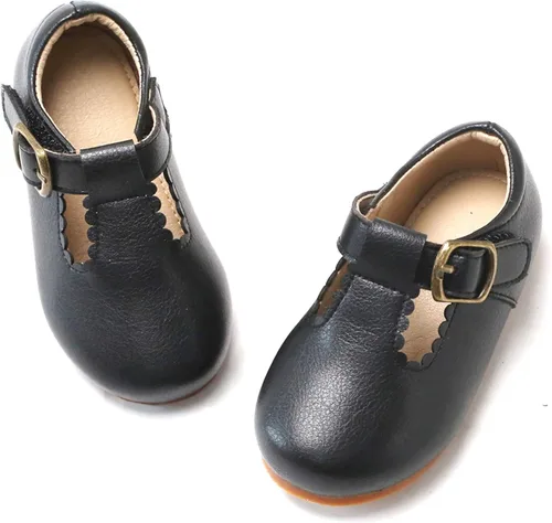 Felix & Flora Zapatos de vestir planos Oxford para niña pequeña, zapatos de vestir estilo Mary Jane Princess para niña, para fiesta, escuela, zapatos