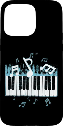 Miniatura 30 de Funda para iPhone 13 Pro Max Piano con teclas musicales y notas