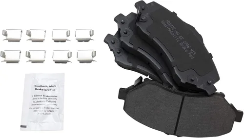 Miniatura 3 de TRQ Pastilla de freno metálica delantera y kit de rotor de rendimiento compatible con Chrysler Dodge VW