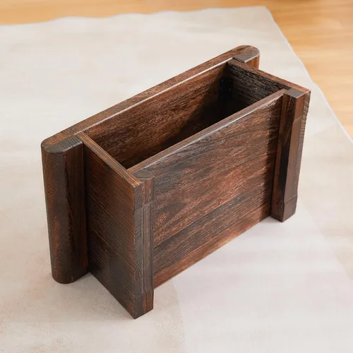 Miniatura 7 de Mesa de altar japonesa, mesa de piso plegable, pequeña mesa de meditación baja de madera, mesa de centro para sala de estar, marrón, 19.7 x 11.8 x