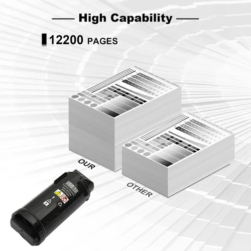 Miniatura 3 de Cartucho de tóner de repuesto compatible para Xerox VersaLink C600/C605 106R03903, tóner negro, 12,200 páginas, 1 paquete