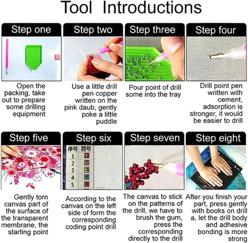 Miniatura 5 de Kits personalizados para crear cuadros de pintura con cuentas de colores en forma de diamante para adultos; se pueden personalizar con tu propia