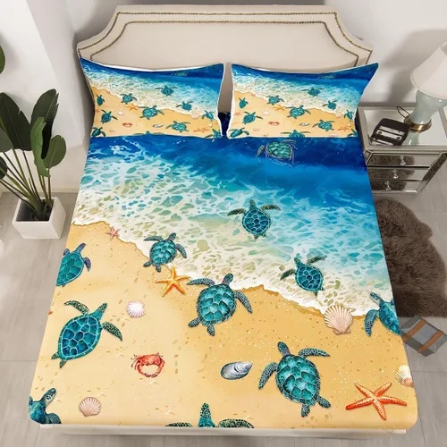 Miniatura 10 de Juego de ropa de cama de caballo negro, tamaño individual, sábana bajera ajustable de animales del oeste para niños, adultos, niños y hombres, juego