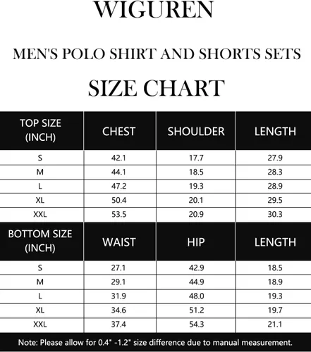 Miniatura 6 de Conjunto de camisa polo y pantalones cortos para hombre, conjunto de 2 piezas, de verano, casual, de punto gofre, de manga corta, para hombre
