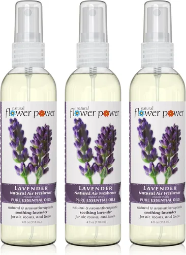 Miniatura 27 de Ambientador en aerosol Natural Flower Power - Eliminador de olores con aceites esenciales - Para el hogar, el auto y la tela - Sin crueldad y vegano
