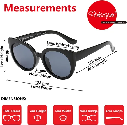 Miniatura 4 de PolarSpex Lentes de sol polarizados para niñas de 2 a 8 años