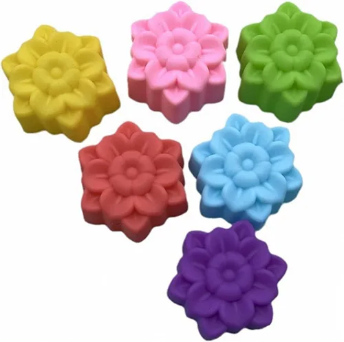Miniatura 19 de 36 PCS Moldes para Hornear en Forma de Flor de Silicona Grado Alimenticio Antiadherente Mini Bandejas para Cupcakes, Pudines, Chocolates