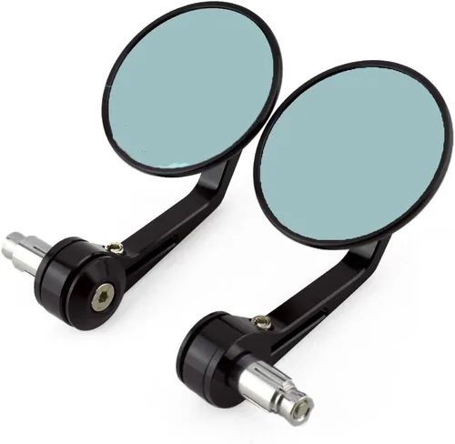 Miniatura 2 de Espejo universal para motocicleta CNC de 7/8 pulgadas de 0.866 in con mango trasero para espejo para Ducati Monster Aprilia Suzuki Cafe Racer