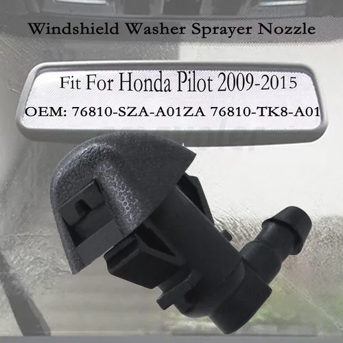 Miniatura 2 de Kit de pulverización de limpiaparabrisas de repuesto para Honda Pilot 2009-2015. OEM #:76810-SZA-A00ZA, 76810-SZA-A60ZC, 76810-SZA-A60ZF