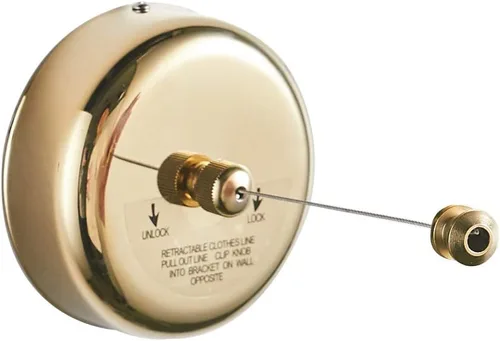 Miniatura 8 de BESy Tendedero retráctil de acero inoxidable SUS304 para secar ropa con cuerda de acero inoxidable ajustable estilo hotel, resistente, 2,8 metros