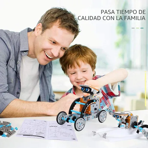 Miniatura 2 de Lucky Doug Kits de energía solar, juguetes para niños de 8 a 13 años, kit de robot STEM, regalos para niños de 8, 9, 10, 11, 12, 13 años, juego gris