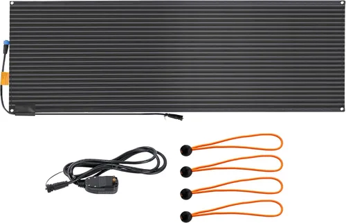 Alfombrillas para derretir nieve para exteriores, 20 x 60 pulgadas, antideslizantes, con calefacción, 338 W, 120 V, alfombrillas térmicas para