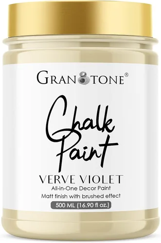 Miniatura 44 de GRANOTONE Pintura a la tiza para muebles Pintura acrílica a base de agua con acabado mate para madera, paredes, metal, vidrio, papel, lienzo