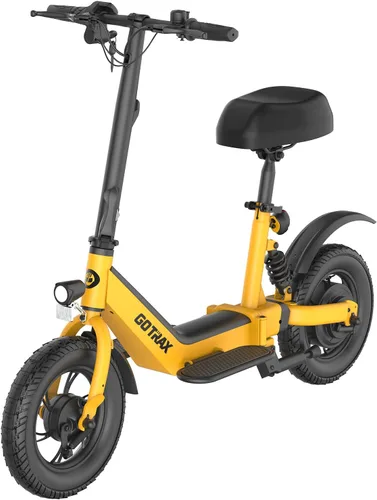 Miniatura 12 de Gotrax Patinete eléctrico A5 con asiento para adultos, neumático de 12 pulgadas, máximo 15.5 millas y 15.5 millas por hora de potencia por motor