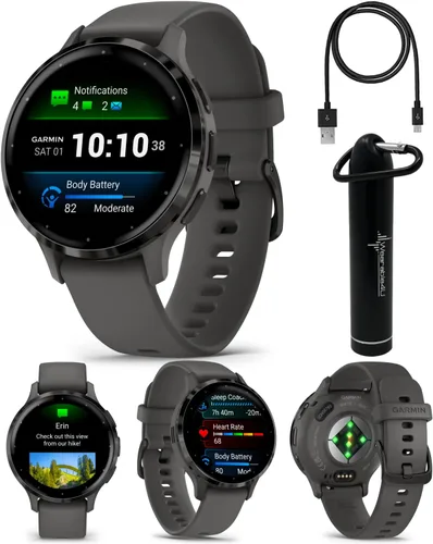 Miniatura 12 de Garmin Venu 3S Reloj inteligente con GPS, pantalla AMOLED de 1.61 pulgadas, características avanzadas de salud y fitness, hasta 10 días de batería