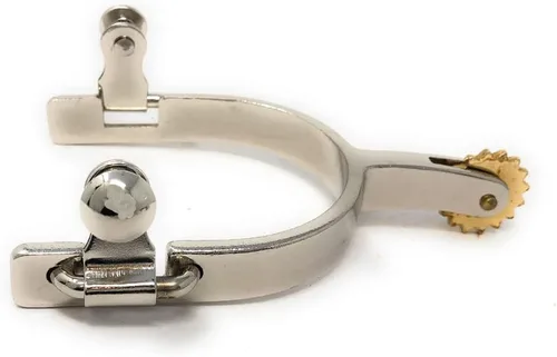 Miniatura 3 de AJ Tack Espuelas utilitarias grabadas en cromo para hombre
