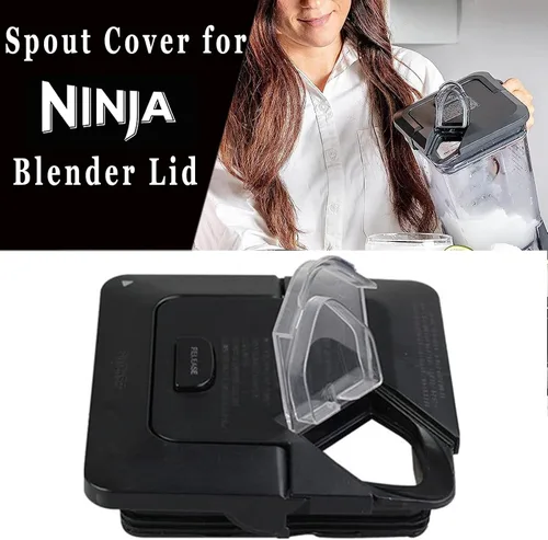Miniatura 5 de Tapa de boquilla de repuesto para tapa de licuadora Ninja, cubierta de boquilla de repuesto para jarra cuadrada de 72 onzas, adecuada