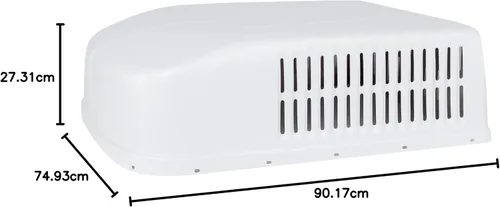Miniatura 7 de Cubierta de aire acondicionado aftermarket ICON - se ajusta a Dometic Brisk Air Duo Therm - Blanco