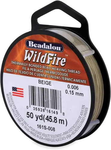 Miniatura 8 de Beadalon Wildfire Ultra - Beading Thread, Beading Supplies for Crafters, Jewelry Makers, Beaders. Braided Fishing Line