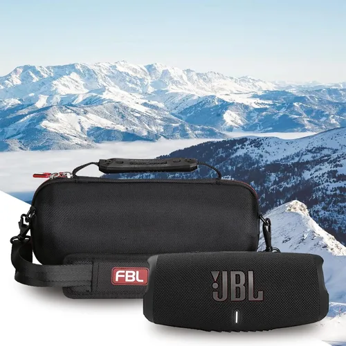 Miniatura 7 de FBLFOBELI Funda rígida de transporte para altavoz Bluetooth impermeable JBL Charge 4/Charge 5, bolsa protectora con correa para el hombro