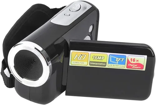 Miniatura 7 de Videocámara digital para niños – Cámara de video HD con zoom digital 16X con pantalla LCD TFT de 2 pulgadas, grabadora de video portátil para niños