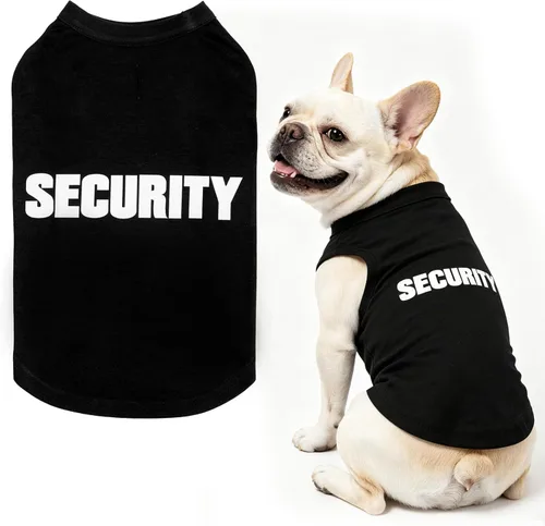Miniatura 11 de BINGPET Camisas de Perro Policía, Camiseta de Perro Suave de Algodón, Traje Transpirable y Ligero para Perro Camiseta Sin Mangas Chaleco, Ropa