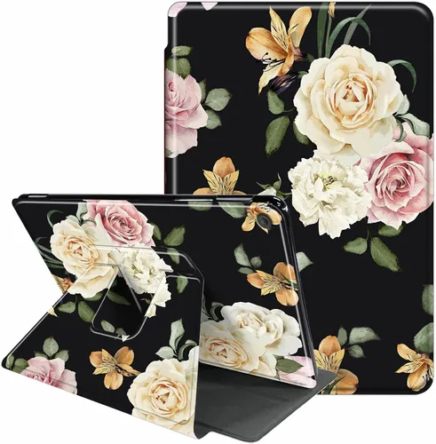 Miniatura 35 de Funda para Samsung Galaxy Tab A8 de 10.5 pulgadas 2022-360 grados giratoria multiángulo de visión protectora con apagado y encendido automático