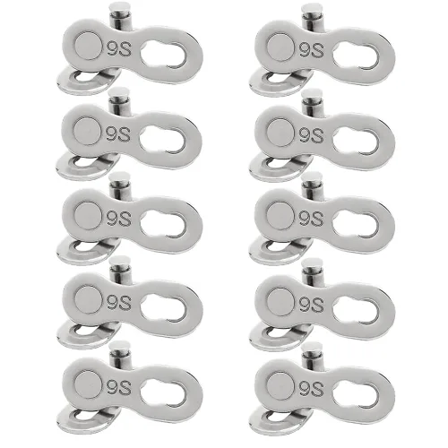 Miniatura 8 de 10 pares de bicicletas 6/7/8 velocidad cadena conector acero rápido conector cadena universal bicicleta hebilla mágica faltante eslabones maestros