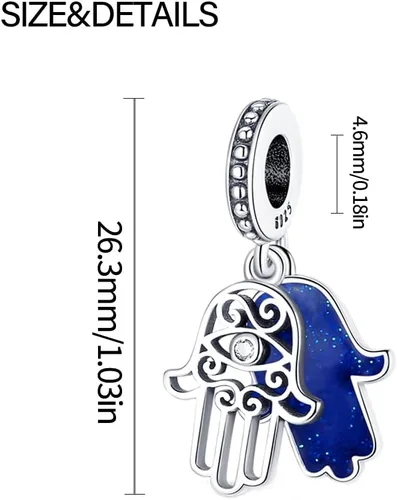 Miniatura 101 de KUNSIR Los abalorios se adaptan a pulseras Pandora para mujer, plata de ley 925, cuentas colgantes de joyería para niñas, dijes de feliz cumpleaños