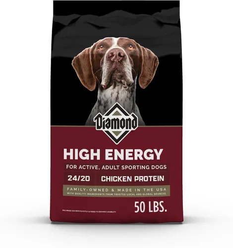 Diamond Alimento seco para perros adultos de alta energía 24/20 para perros altamente activos, deportivos y de trabajo, bolsa de 50 libras