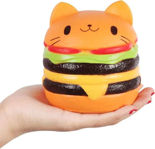 Miniatura 14 de Anboor - Peluche con forma de taco, lento, de levantamiento lento, juguete para niños, suave, forma de tacos mexicanos, perfumados, alivio