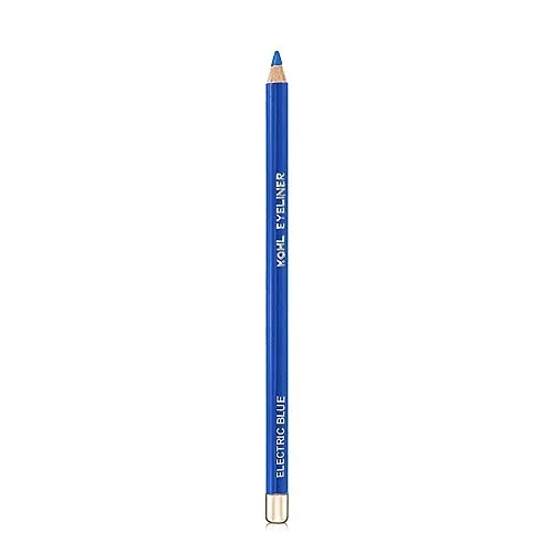 MODE - Lápiz delineador de ojos azul eléctrico, color mate nutritivo, cuidado de la piel natural de aloe vera, delineador de ojos de madera