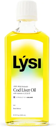Miniatura 2 de LYSI Suplemento líquido de aceite de hígado de bacalao islandés – 1,100 mg de omega-3 por cucharadita – EPA 740 mg y DHA 920 mg por 2 TSP