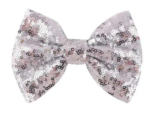 Miniatura 5 de Love Fairy Fashion Bow Horquilla Lentejuelas Pinza para el pelo Multicolor 0ptional para niños y mujeres (negro)