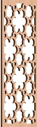 Miniatura 39 de Ekena Millwork WALW14X35X0250STGRO Southgate - Paneles de pared decorativos de madera con calado, 13 3/8 pulgadas de ancho x 34 3/8 pulgadas de rojo