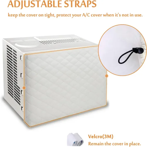 Miniatura 3 de Funda para aire acondicionado de interior con doble aislamiento, XS Beige