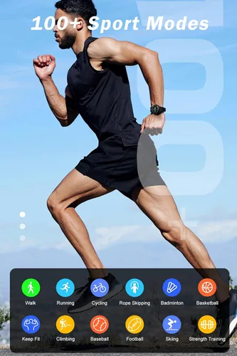Miniatura 3 de Reloj inteligente para hombre con auriculares, TWS inalámbricos para teléfonos Android iOS, relojes inteligentes para Android iOS Respuesta/Hacer