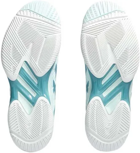 Miniatura 2 de ASICS Zapatillas de tenis Solution Speed FlyteFoam 2 para mujer 3-Calmante Mar Gris Azul