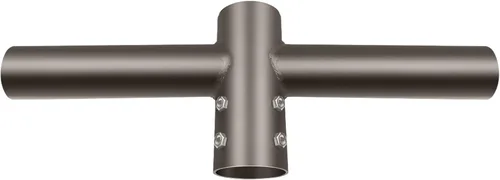 Miniatura 12 de Adaptador de espiga de bocina de toro cuádruple de 180 grados para 3 luces, soporte de montaje de luz al aire libre para poste redondo, espigas