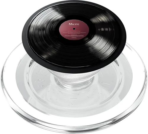 Miniatura 7 de Red Vinyl Record Player Vinyl Collector Retro Music Lover PopSockets PopWallet for MagSafe