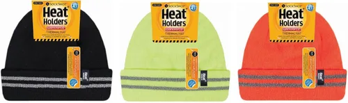Miniatura 3 de HOAT HOLDERS - Gorra de punto reversible con aislamiento térmico Hi Vis 34 tog talla única