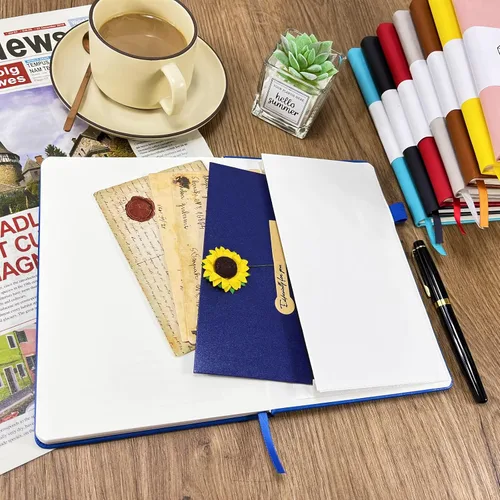 Miniatura 5 de Cuaderno Diario, Cuaderno Universitario Rayado Lineado A5 160 Páginas, Diarios de Tapa Dura para Escribir, Cuadernos para Trabajo Oficina Escuela