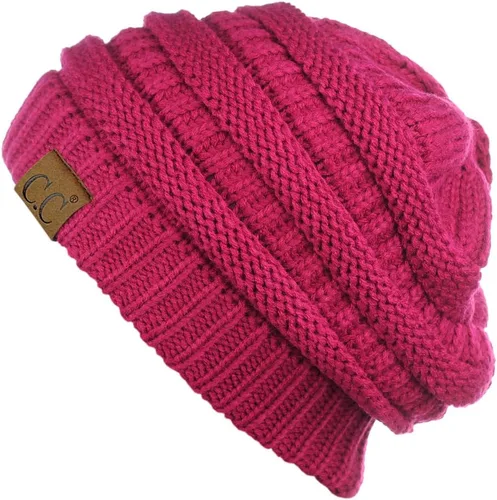 Miniatura 317 de C.C Trendy Warm Chunky Soft Stretch Cable Knit Beanie
